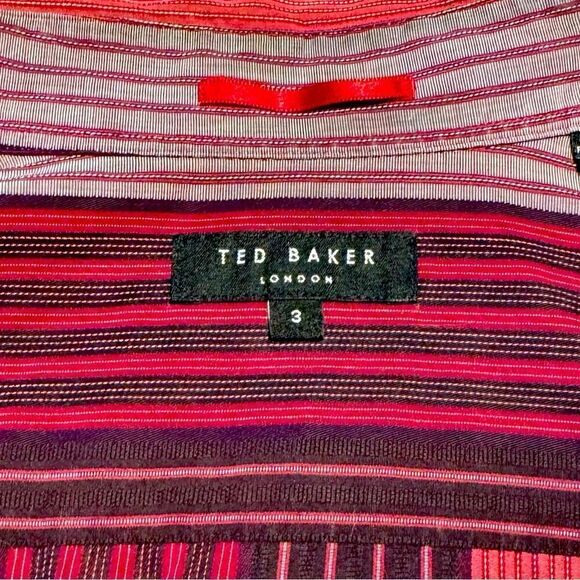 Ted Baker Long Sleeved Casual Dress Shirt Gently Used Great Shape Size 3 - Picture 7 of 7